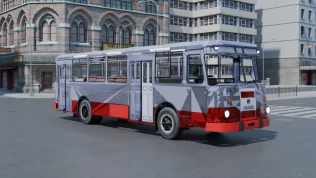 Download Mod LiAZ-677MB – Classic Soviet City Bus Mod for PBS - Proton Bus Simulator