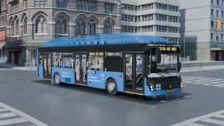 Download Mod LiAZ-6274 Electric Bus Mod — Moscow 3-Pack | PBS - Proton Bus Simulator