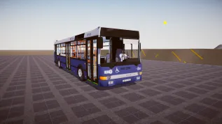 Ikarus 412.10C — Hungary's First Low-Floor City Bus Mod