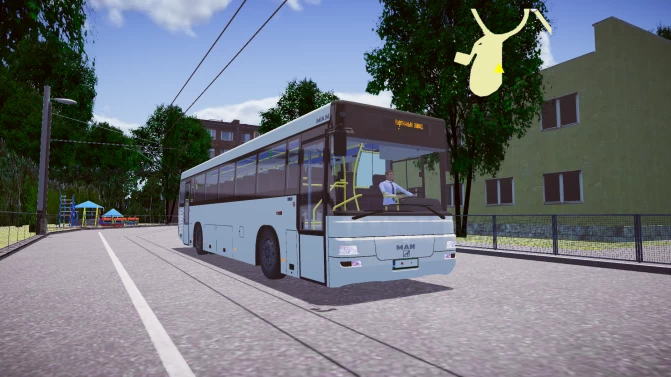 Mod MAN Lion's Classic SU313 — Turkish Intercity Bus Mod for PBSU - Vista Principal/Lateral (Proton Bus Simulator)