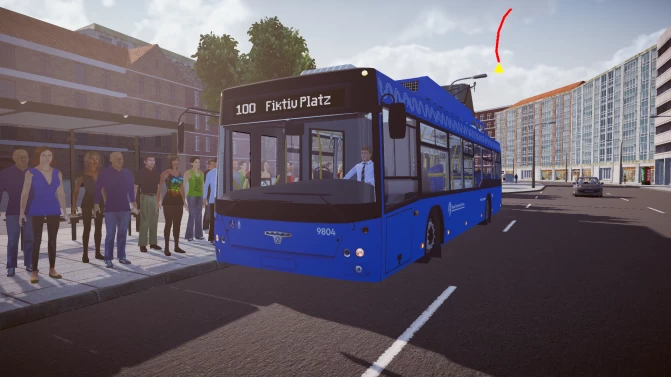 Mod SVaRZ-MAZ-6275 — Russian Moscow Trolleybus Mod - Vista Principal/Lateral (Proton Bus Simulator)