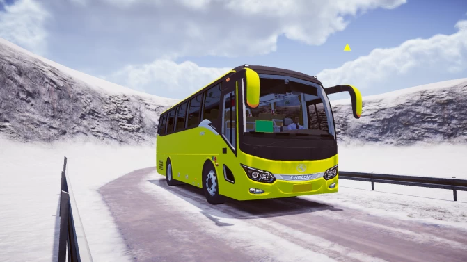 Mod King Long Jieguan III XMQ6821CY — 8m Chinese Coach Mod - Vista Principal/Lateral (Proton Bus Simulator)