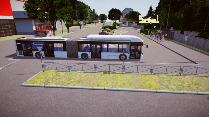 Mapa Zurbagan Trolleybus Map Mod for Proton Bus Simulator - Ruas e Paisagem (Proton Bus Simulator)