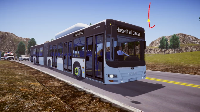 Mod MAN Lion's City A40 GL 5-Door — German BRT Articulated Mod - Interior e Painel (Proton Bus Simulator)