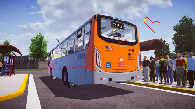 Mod Caio Apache Vip IV Midi — VW 17.230 ODS SPTrans Bus Mod - Detalhes e Acabamento (Proton Bus Simulator)