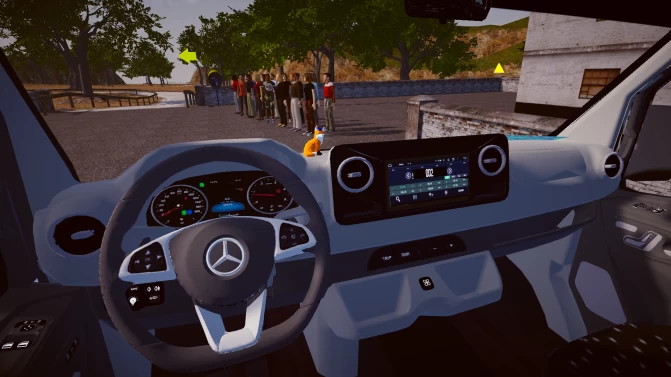 Mod Mercedes-Benz Sprinter 2020 — Modern Shuttle Van Bus Mod - Detalhes e Acabamento (Proton Bus Simulator)
