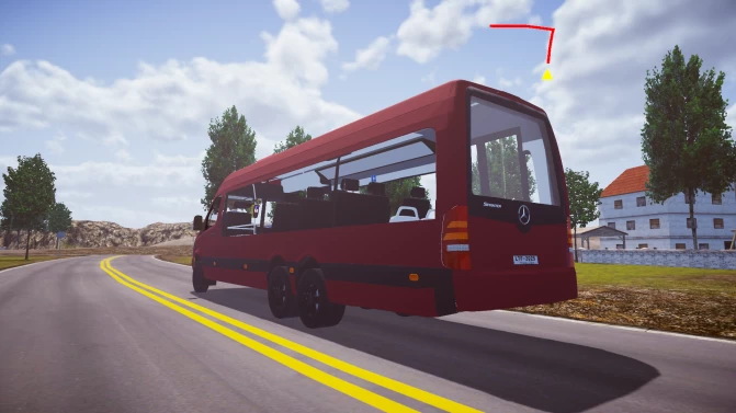 Mod MB Sprinter City 77 — 3-Axle Mini Transit Bus Mod for PBSU - Interior e Painel (Proton Bus Simulator)