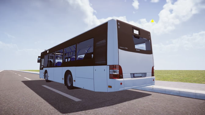 Mod MAN Lion's City M (A47) — 10.5m German Midibus Mod - Interior e Painel (Proton Bus Simulator)