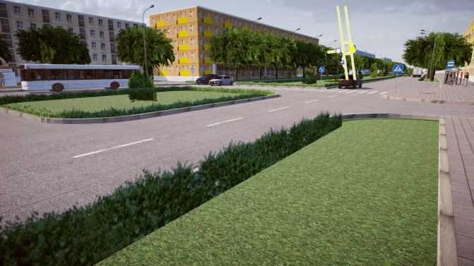 Mapa Borisov City — Belarus Eastern European Map Mod for PBSU - Cenário e Detalhes (Proton Bus Simulator)