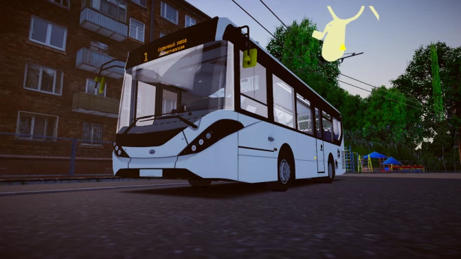Mod Alexander Dennis Enviro 200 — British City Bus Mod - Vista Principal/Lateral (Proton Bus Simulator)