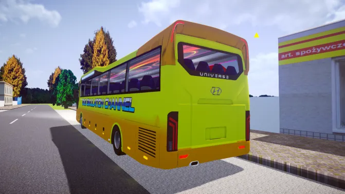 Mod Hyundai Universe Noble EX12.5 — Korean Luxury Coach Mod - Interior e Painel (Proton Bus Simulator)