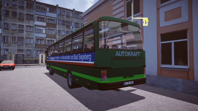 Mod Setra S 215 UL — Vintage German Series 200 Coach Mod - Vista Principal/Lateral (Proton Bus Simulator)