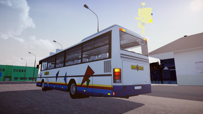 Mod Setra S 313 UL — Compact German Überland Coach Mod - Vista Principal/Lateral (Proton Bus Simulator)