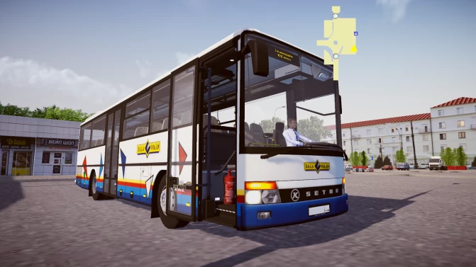 Mod Setra S 313 UL — Compact German Überland Coach Mod - Interior e Painel (Proton Bus Simulator)