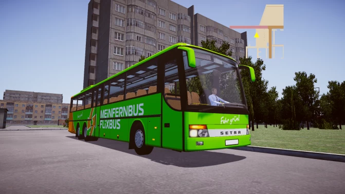 Mod Setra S 317 UL — German MultiClass Intercity Coach Mod - Vista Principal/Lateral (Proton Bus Simulator)