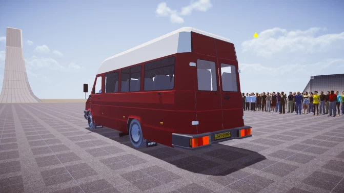 Mod Iveco TurboDaily 49-10 v2.0 — Italian Utility Van Mod - Interior e Painel (Proton Bus Simulator)