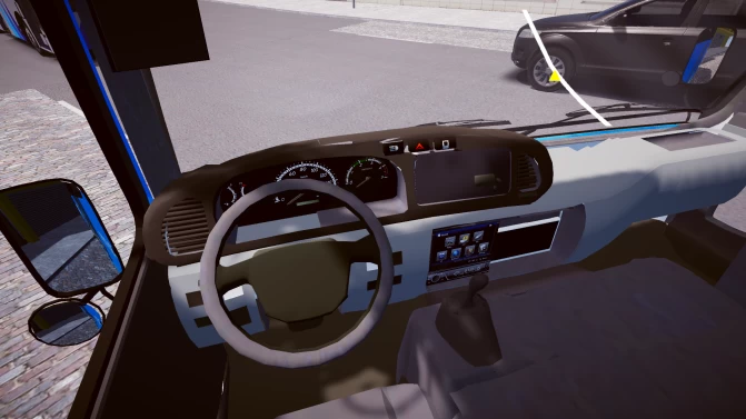 Mod Toyota Coaster B40 — Japanese Utility Minibus Mod - Detalhes e Acabamento (Proton Bus Simulator)