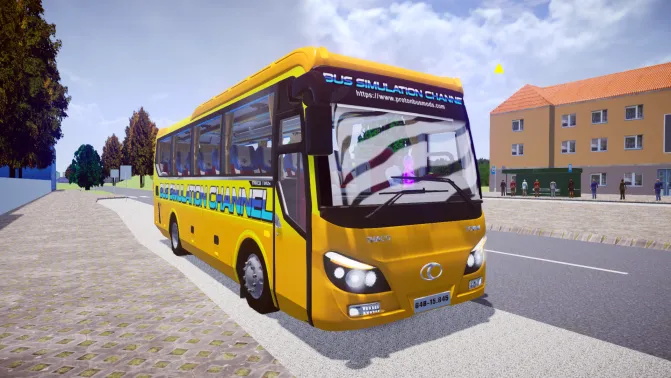 Mod Thaco Town TB82S — 8.2m Vietnamese Compact Coach Mod - Vista Principal/Lateral (Proton Bus Simulator)