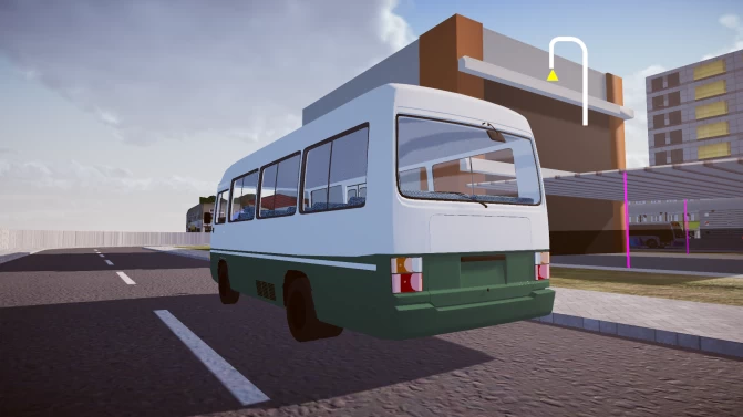 Mod Toyota Coaster Deluxe 1983 — Classic Japanese Minibus - Interior e Painel (Proton Bus Simulator)