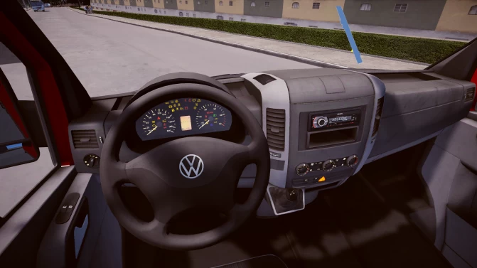 Mod Volkswagen Crafter 2012 TDI — Utility Van Minibus Mod - Detalhes e Acabamento (Proton Bus Simulator)