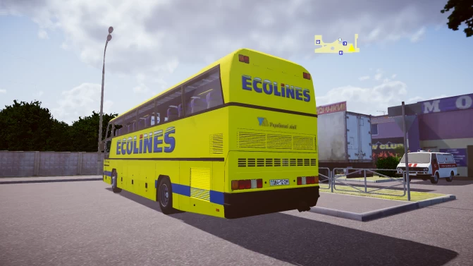 Mod Neoplan N116 Cityliner Classic — German 80s/90s Coach - Vista Principal/Lateral (Proton Bus Simulator)