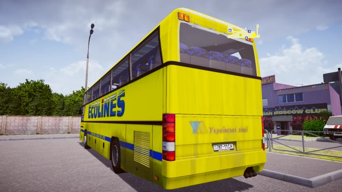 Mod Neoplan N116 Cityliner Facelift — German Luxury Coach - Interior e Painel (Proton Bus Simulator)