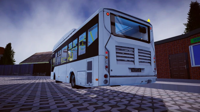 Mod Volgabus 4298.G4 — Russian Semi-Low-Floor 4-Door Bus - Detalhes e Acabamento (Proton Bus Simulator)