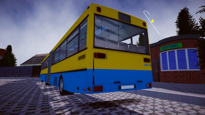 Mod Mercedes-Benz O405G — German Articulated City Bus Mod - Interior e Painel (Proton Bus Simulator)
