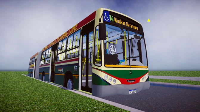 Mod Metalpar Iguazú II (Mercedes O500UA) – Articulated Bus Mod - Vista Principal/Lateral (Proton Bus Simulator)