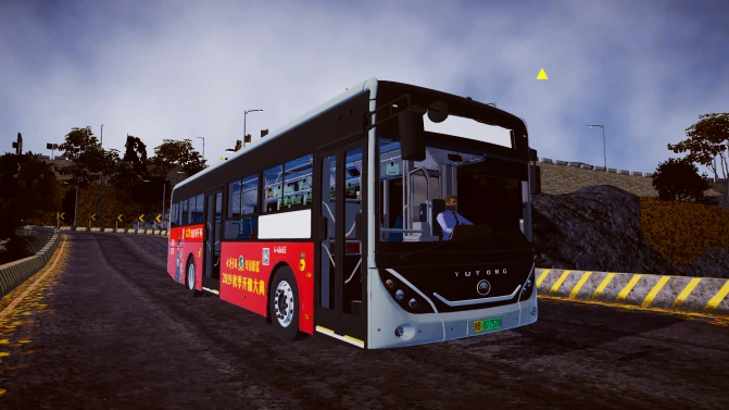 Mod Yutong E10i (215 kW Battery Electric) – City Bus Mod - Vista Principal/Lateral (Proton Bus Simulator)