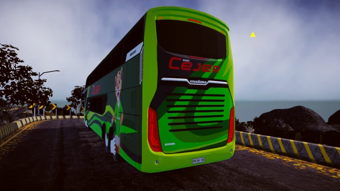 Mod Modasa Zeus 5 Scania K450 – Double-Decker Coach Mod - Interior e Painel (Proton Bus Simulator)