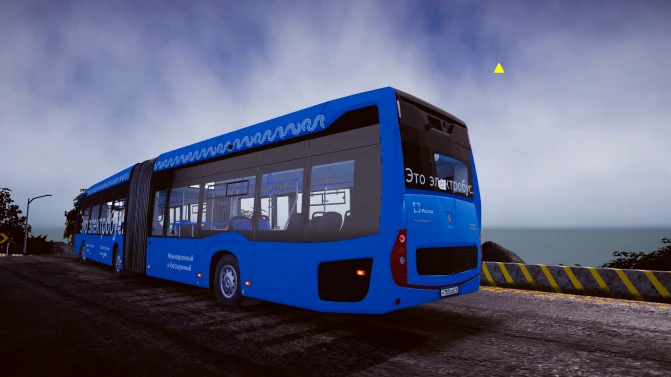 Mod KamAZ-6292 – Russian 18m Articulated Electric Bus Mod - Interior e Painel (Proton Bus Simulator)