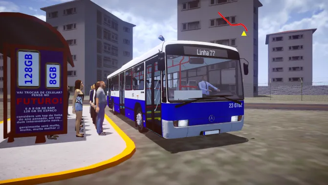 Mod Mercedes-Benz O-345 (Conecto H) – Turkish High-Floor Bus Mod - Vista Principal/Lateral (Proton Bus Simulator)