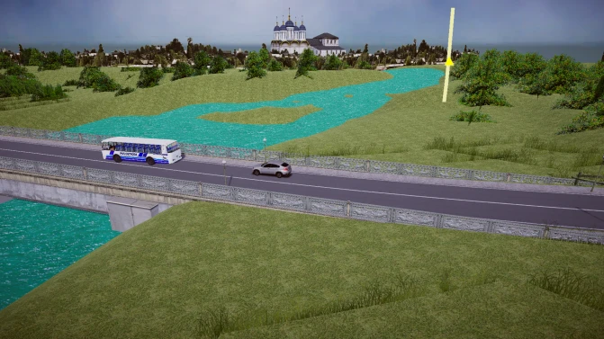 Mapa Suzdal Russia — Golden Ring Map Mod for Proton Bus Simulator - Cenário e Detalhes (Proton Bus Simulator)