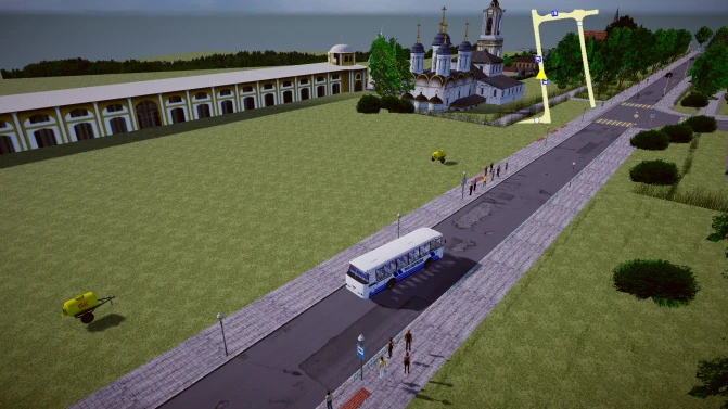 Mapa Suzdal Russia — Golden Ring Map Mod for Proton Bus Simulator - Detalhes do Mapa (Proton Bus Simulator)