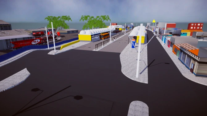 Mapa Curitiba BRT Demo — Brazil Map Mod for Proton Bus Simulator - Vista Geral do Mapa (Proton Bus Simulator)