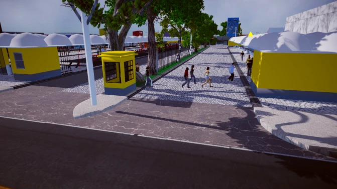 Mapa Curitiba BRT Demo — Brazil Map Mod for Proton Bus Simulator - Cenário e Detalhes (Proton Bus Simulator)