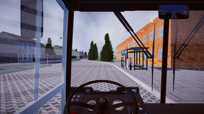 Mod Thamco Falcao 1985 - Mercedes-Benz OF-1113 Bus Mod - Detalhes e Acabamento (Proton Bus Simulator)