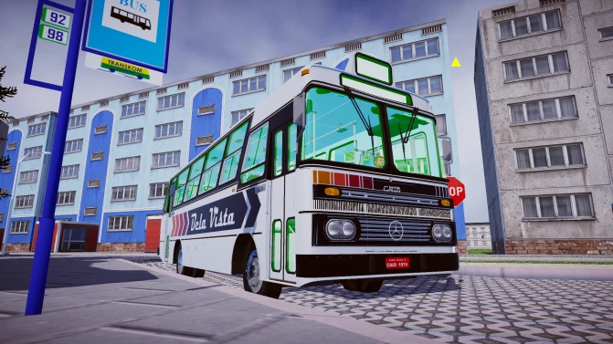 Mod CAIO Bela Vista II LPO-1113 - Brazilian Midibus Mod - Vista Principal/Lateral (Proton Bus Simulator)