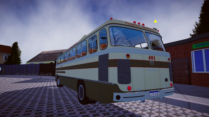 Mod Mercedes-Benz O321 HL — 1958 Monobloco Touring Coach Mod - Interior e Painel (Proton Bus Simulator)