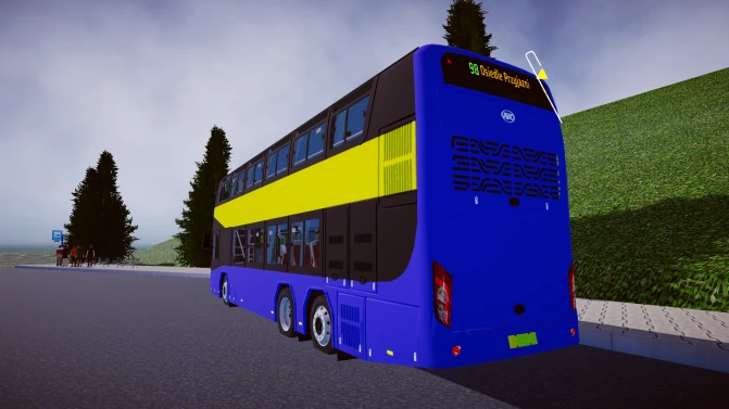 Mod Ankai HFF6124GS03EV1 – 12m Chinese City Bus Mod - Interior e Painel (Proton Bus Simulator)