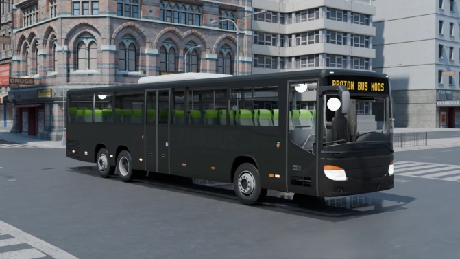 Mod Setra S 417 UL — German MultiClass Intercity Bus Mod - Vista Principal/Lateral (Proton Bus Simulator)