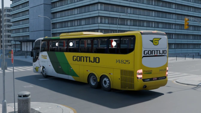 Mod Marcopolo Paradiso G6 1200 Scania K-124IB Bus Mod - Interior e Painel (Proton Bus Simulator)
