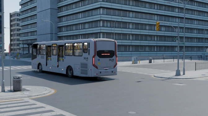 Mod Caio Millennium V Volvo B320R E6 Ligeirinho Mod - Interior e Painel (Proton Bus Simulator)