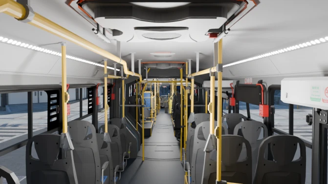 Mod Caio Millennium V MB O500MA BT6 Articulated Bus Mod - Detalhes e Acabamento (Proton Bus Simulator)