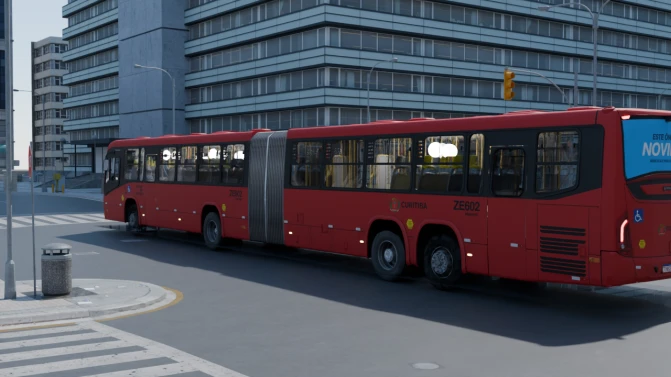 Mod Marcopolo Torino Express MB O500MDA BT6 BRT Bus Mod - Interior e Painel (Proton Bus Simulator)
