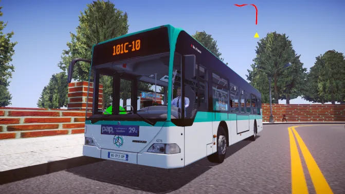 Mod Mercedes-Benz O530 French (Sliding Doors) – Citaro RATP Mod - Vista Principal/Lateral (Proton Bus Simulator)