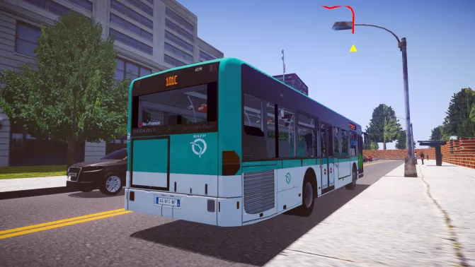 Mod Mercedes-Benz O530 French (Sliding Doors) – Citaro RATP Mod - Interior e Painel (Proton Bus Simulator)