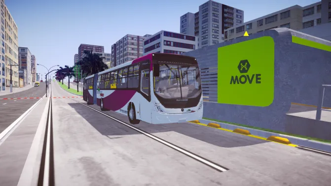Mod Marcopolo MP60 Gran Viale Express — Mexico BRT Bus Mod - Vista Principal/Lateral (Proton Bus Simulator)