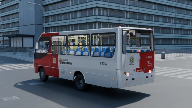 Mod Caio Piccolo VW 9.150 OD Bus Mod – Proton Bus Sim - Interior e Painel (Proton Bus Simulator)